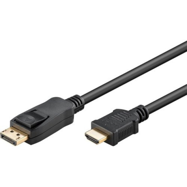 Cable MicroConnect DisplayPort-HDMI M-M 1m. color negro Cable MicroConnect DisplayPort-HDMI M-M 1m. color negro