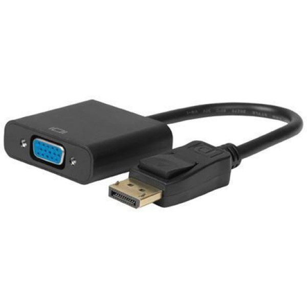 MicroConnect Adaptador DisplayPort a VGA M-F Black MicroConnect Adaptador DisplayPort a VGA M-F Black