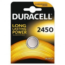 (1) Pila DURACELL CR2450 botón Litio 3v Blister