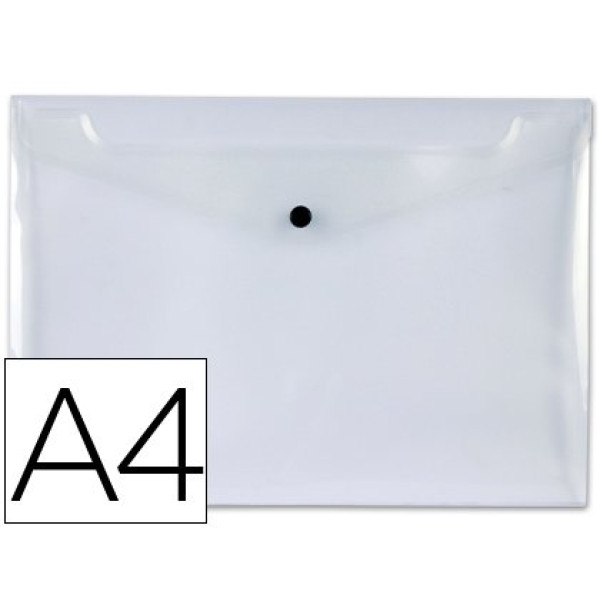 (12) Carpeta dossier LIDERPAPEL DIN A4 incolora tipo broche, plástico polipropileno, para 50 hojas (12) Carpeta dossier LIDERPAPEL DIN A4 incolora tipo broche, plástico polipropileno, para 50 hojas