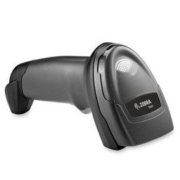 Lector código barras ZEBRA DS2208 de mano 1D/2D RS232/KBW/USB negro, Kit USB