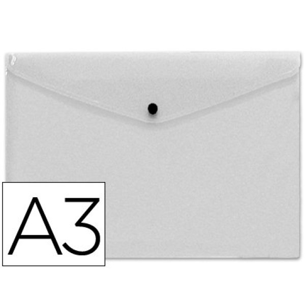 Carpeta dossier LIDERPAPEL DIN A3 incolora Polipropileno Carpeta dossier LIDERPAPEL DIN A3 incolora Polipropileno