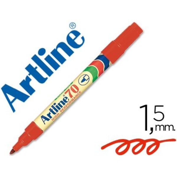 Rotuladore ARTLINE permanente 1.5 mm Rojo Rotuladore ARTLINE permanente 1.5 mm Rojo