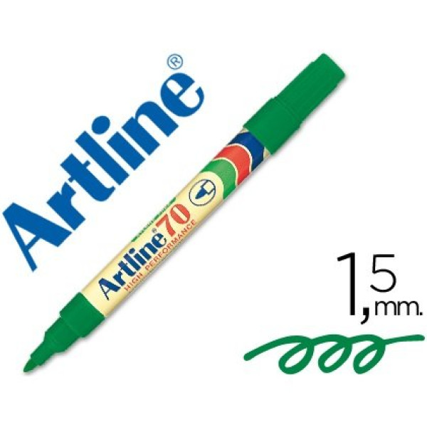 Rotuladore ARTLINE permanente 1.5 mm Verde Rotuladore ARTLINE permanente 1.5 mm Verde