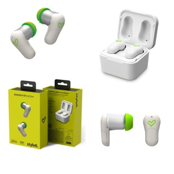 EARPHONES STYLE 6 TRUE WHITE EARPHONES STYLE 6 TRUE WHITE