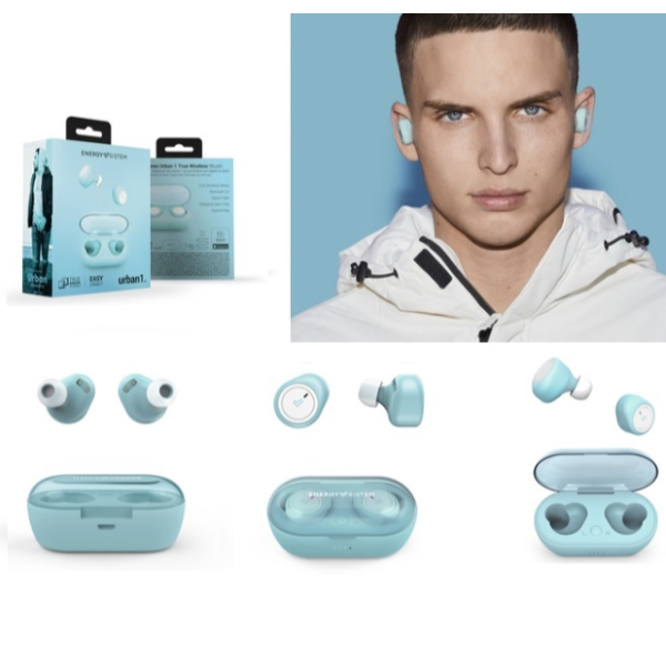 EARPHONES URBAN 1 TWS AZUL BEBE EARPHONES URBAN 1 TWS AZUL BEBE