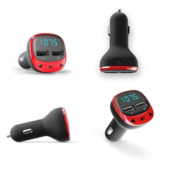 CAR TRANSMITTER FM RED