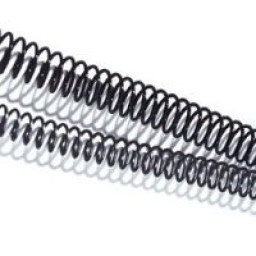 FELLOWES (100) espirales metálicas negras 12mm (envase comercial) *** FELLOWES (100) espirales metálicas negras 12mm (envase comercial) ***