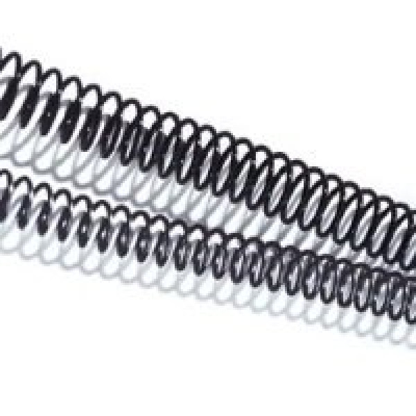 FELLOWES (100) espirales metálicas negras 20mm (envase comercial) ***