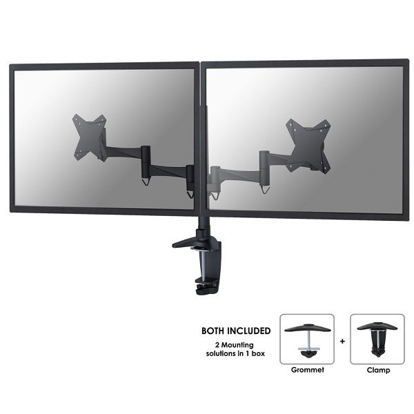 Brazo articulado NEWSTAR 2 monitores 3 puntos giro 10 Brazo articulado NEWSTAR 2 monitores 3 puntos giro 10