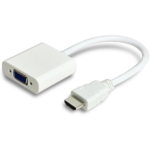 Adaptador MICROCONNECT HDMI macho - VGA hembra (monitor VGA a tarjeta puerto HDMI) Adaptador MICROCONNECT HDMI macho - VGA hembra (monitor VGA a tarjeta puerto HDMI)