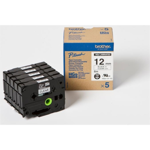 CINTA NEGRA S/TRANSPARENTE 5UD 12X8 CINTA NEGRA S/TRANSPARENTE 5UD 12X8