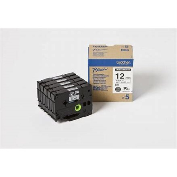 CINTA NEGRA S/PLATA 5UD 12X8 CINTA NEGRA S/PLATA 5UD 12X8