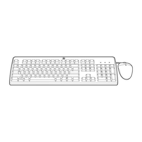 HP USB BFR-PVC IT KEYB