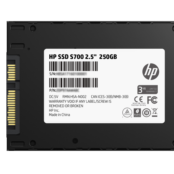 HP SSD S700 2.5 SATA - 250GB HP SSD S700 2.5 SATA - 250GB
