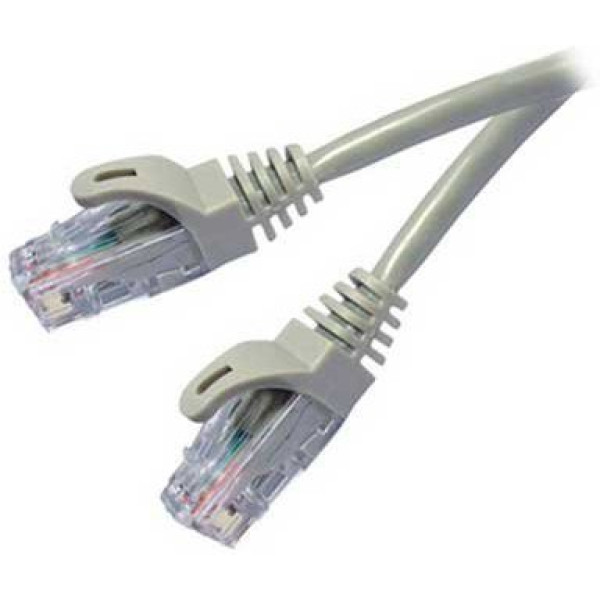 Cable RJ45 M/M UTP cat.6  10m gris Cobre