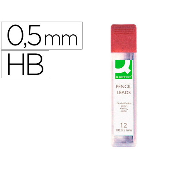 (12) Minas Q-CONNECT grafito 0.5mm HB