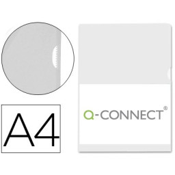 Carpeta dossier Q-CONNECT uñero plástico A4