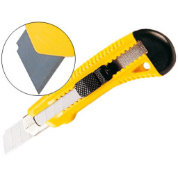 Cuter Q-CONNECT 68bc con protector metalico Cuchilla 18mm