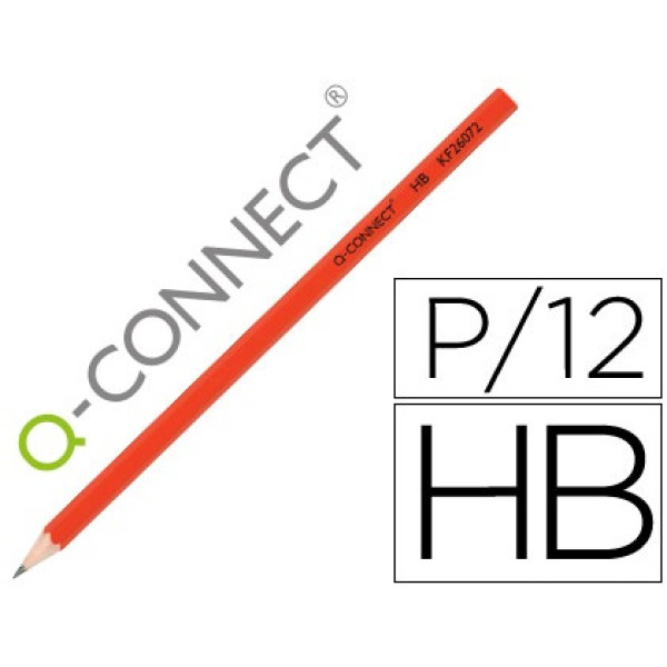 Lapiz Q-CONNECT n.2 HB Hexagonal sin goma Lapiz Q-CONNECT n.2 HB Hexagonal sin goma
