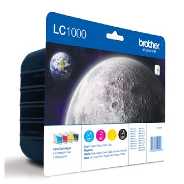 TINTAS LC1000VALBP PACK 4 COLORES TINTAS LC1000VALBP PACK 4 COLORES