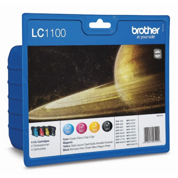 TINTAS LC1100VALBP PACK 4 COLORES TINTAS LC1100VALBP PACK 4 COLORES