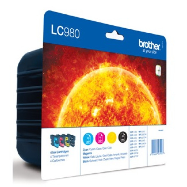 (4) C.t.BROTHER KCMY DCP145 DCP165 DCP195 300p.BK,260p.CMY (kit 4 colores) (4) C.t.BROTHER KCMY DCP145 DCP165 DCP195 300p.BK,260p.CMY (kit 4 colores)