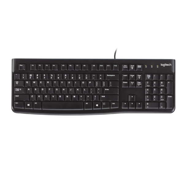 TECLADO K120 USB NEGRO INGLES (US) TECLADO K120 USB NEGRO INGLES (US)