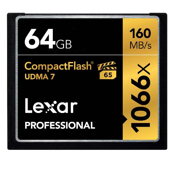 COMPACTFLASH 64GB 1066X 160R 155W COMPACTFLASH 64GB 1066X 160R 155W