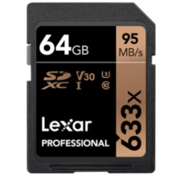 SD 64GB C10 U3 UHS-I 633X 95R 45W