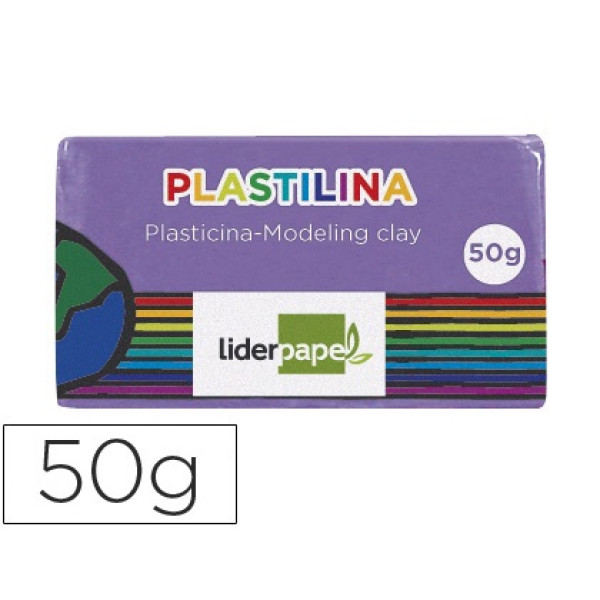 Plastilina LIDERPAPEL lila pequeño Plastilina LIDERPAPEL lila pequeño