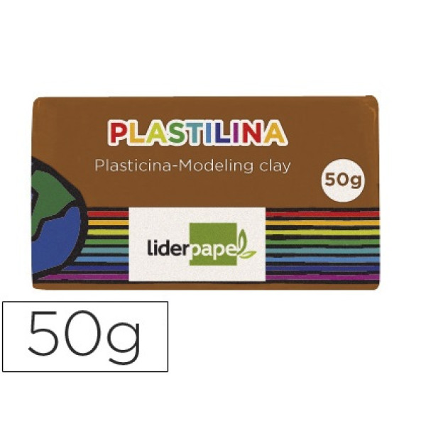 Plastilina LIDERPAPEL marron pequeño Plastilina LIDERPAPEL marron pequeño