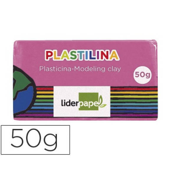 Plastilina LIDERPAPEL rosa pequeño Plastilina LIDERPAPEL rosa pequeño
