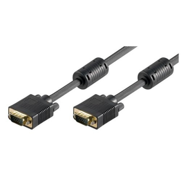 MicroConnect SVGA HD15 M-M 7m.negro DoubleShielded Black