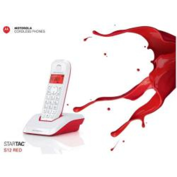 DECT MOTOROLA SERIE S12 ROJO DECT MOTOROLA SERIE S12 ROJO
