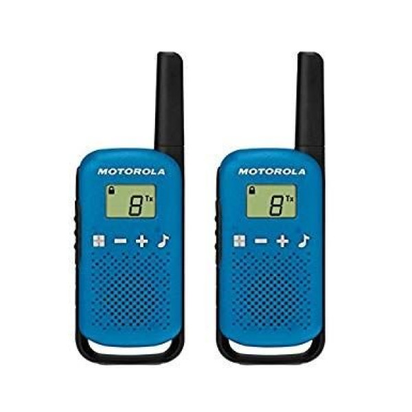 WALKIE TALKIES MOTOROLA T42 BLUE WALKIE TALKIES MOTOROLA T42 BLUE