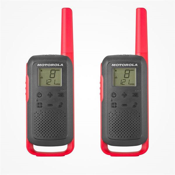 WALKIE TALKIES T62 BLACK RED WALKIE TALKIES T62 BLACK RED