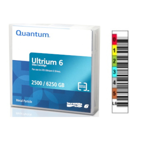 DC QUANTUM Ultrium LTO-6 MP etiquetado 2,5TB/6,25TB secuencia a medida DC QUANTUM Ultrium LTO-6 MP etiquetado 2,5TB/6,25TB secuencia a medida