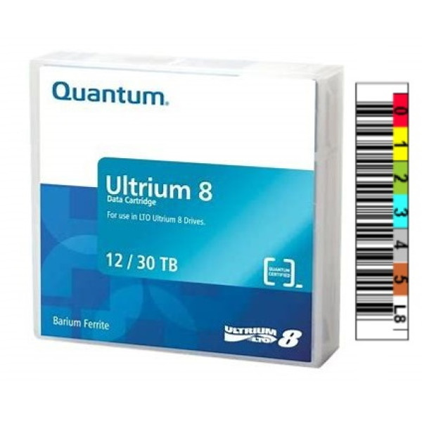 DC QUANTUM Ultrium LTO-8 etiquetado 12TB/30TB secuencia a medida DC QUANTUM Ultrium LTO-8 etiquetado 12TB/30TB secuencia a medida