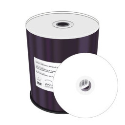 (T100) DVD-R MEDIARANGE 4,7GB imprimible inkjet printable Full Face, 16x  (tarrina-100)