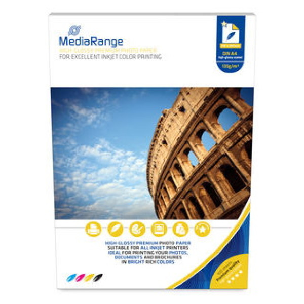 Tarjetas MEDIARANGE inkjet Photo cards glossy 220g 50h.100x150mm Tarjetas MEDIARANGE inkjet Photo cards glossy 220g 50h.100x150mm