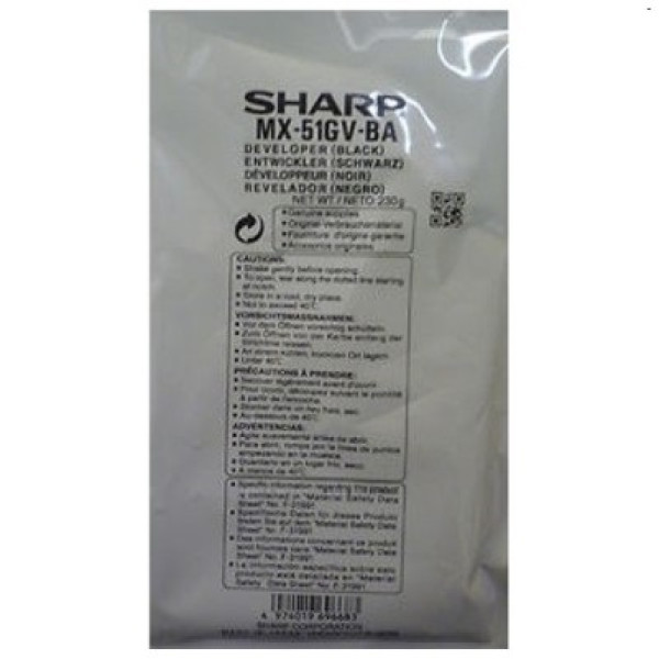 Revelador SHARP MX51GVBA:  MX4112 MX5112 Color