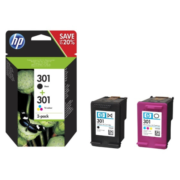 HP 301 COMBO 2-PACK BLACK-TRICOLOR HP 301 COMBO 2-PACK BLACK-TRICOLOR