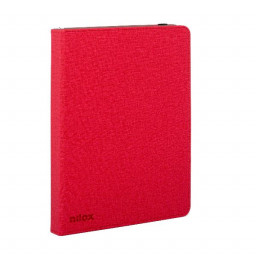 FUNDA TECLADO USB 10 1 ROJA