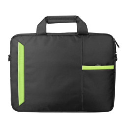 MALETIN 15 6 NEGRO/VERDE