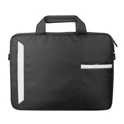 MALETIN 15 6 NEGRO/BLANCO