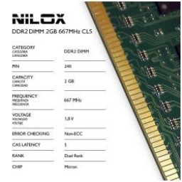 RAM DDR2 DIMM 2GB 667MHZ CL5