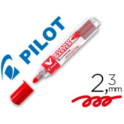 Rotulador PILOT Vboard Master 2.3mm. Rojo Para pizarra blanca