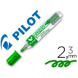 Rotulador PILOT Vboard Master 2.3mm. Verde Para pizarra blanca