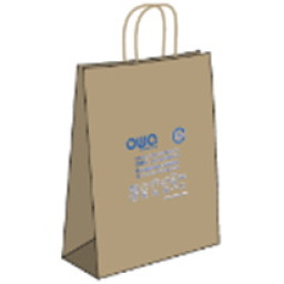 Bolsa de papel OWA fabricada con kraft reciclado
